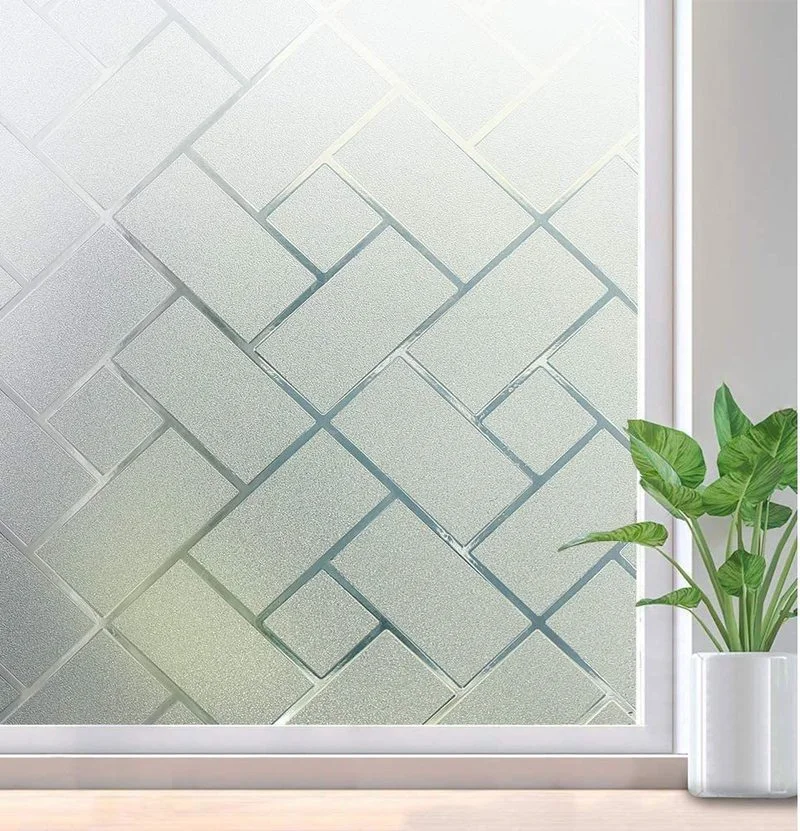 Window Stickers Glass Sticker Anti Look Privacy Film The New PET Electrostatic Glass Patch  Window Film Self-adhesive Frosted