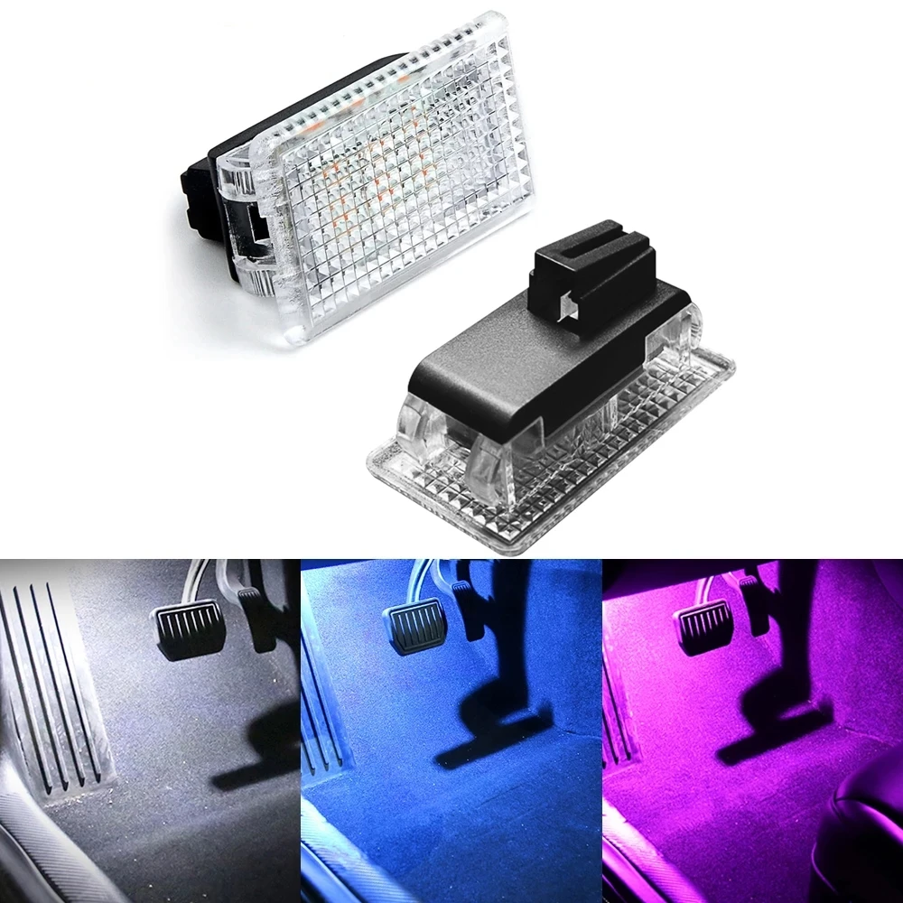 

Ultra-bright Driver Footwell Lights For Tesla Model 3 Y S X LED Puddle Bulb Rear Trunk Lamps Passenger Interior Door Accessories