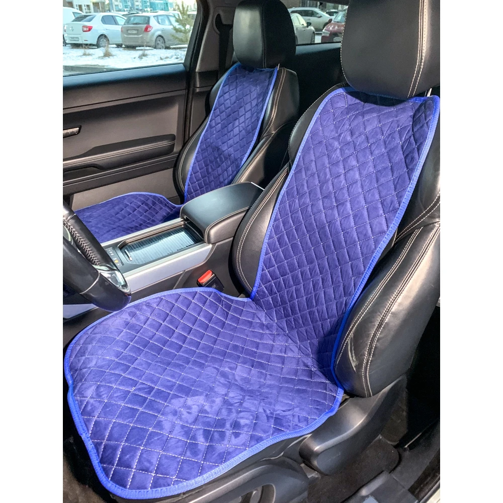 Накидки из алькантары на сиденье автомобиля / Универсальная модель Комплект 2 шт.