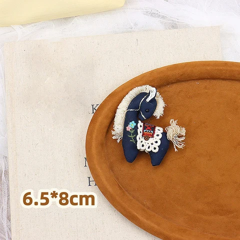 ХWetR Розовая тканевая брошь пони