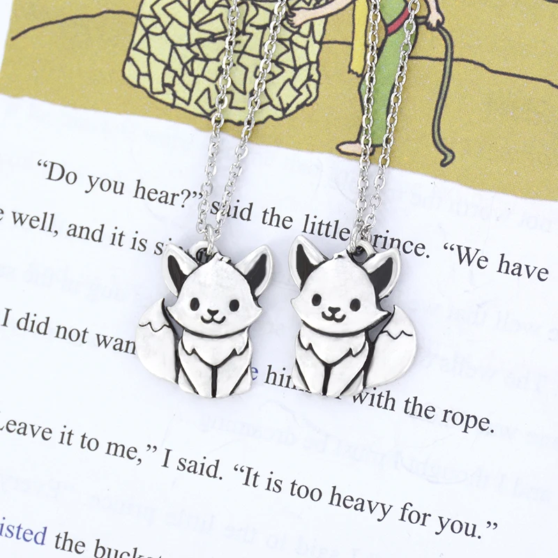 New Boho Cute Tiny Simple Fox Pendant Necklace For Women Stainless Steel Long Chain Animal Lover Choker Jewelry Gift | Украшения и