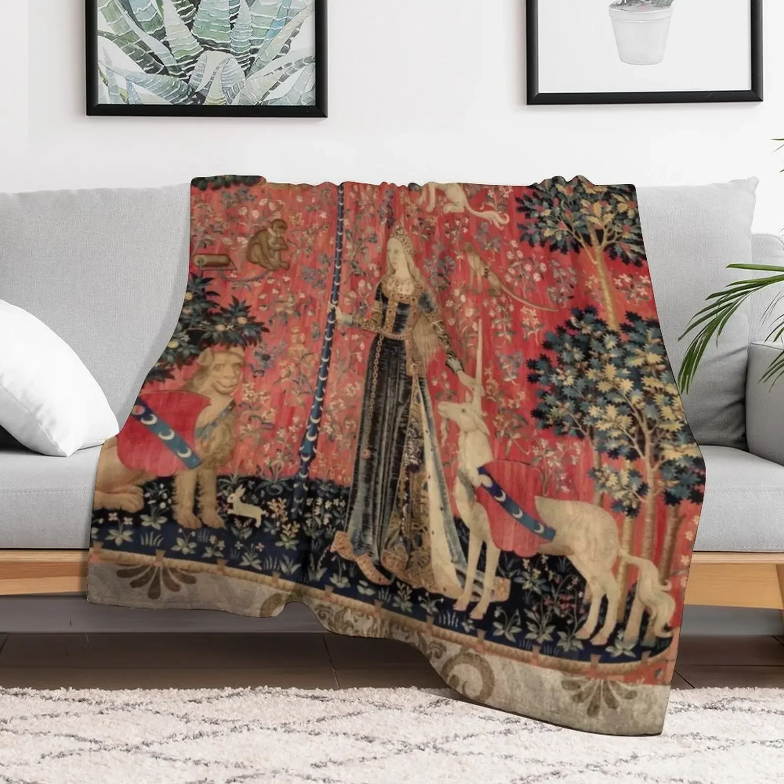 Touch - Гобелены с единорогом одеяло рождественские подарки декоративные одеяла