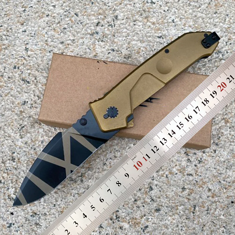 Тактический складной нож ER MF1 Tiger Stripe N690 ручка из алюминиевого сплава карманные