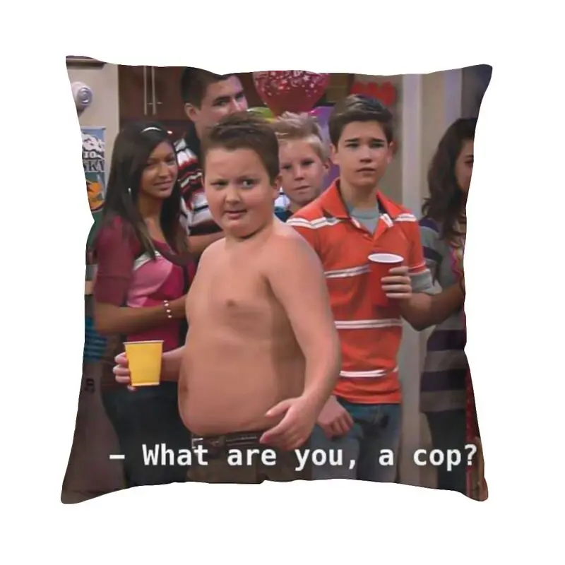 

Brillianting Gibby What Are You A Cop Cushion Cover Noah Munck Floor Pillow Case for Living Room Cool Pillowcase Home Decoration