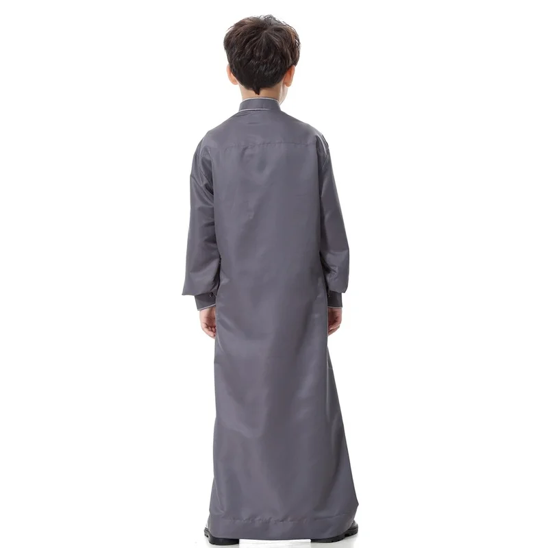 Eid Boy Children Abaya Dubai Kaftan Oman Arabic Qatar Muslim Kids Robe Caftan Ramadan Ropa Musulmana Hombre Islamic Clothing