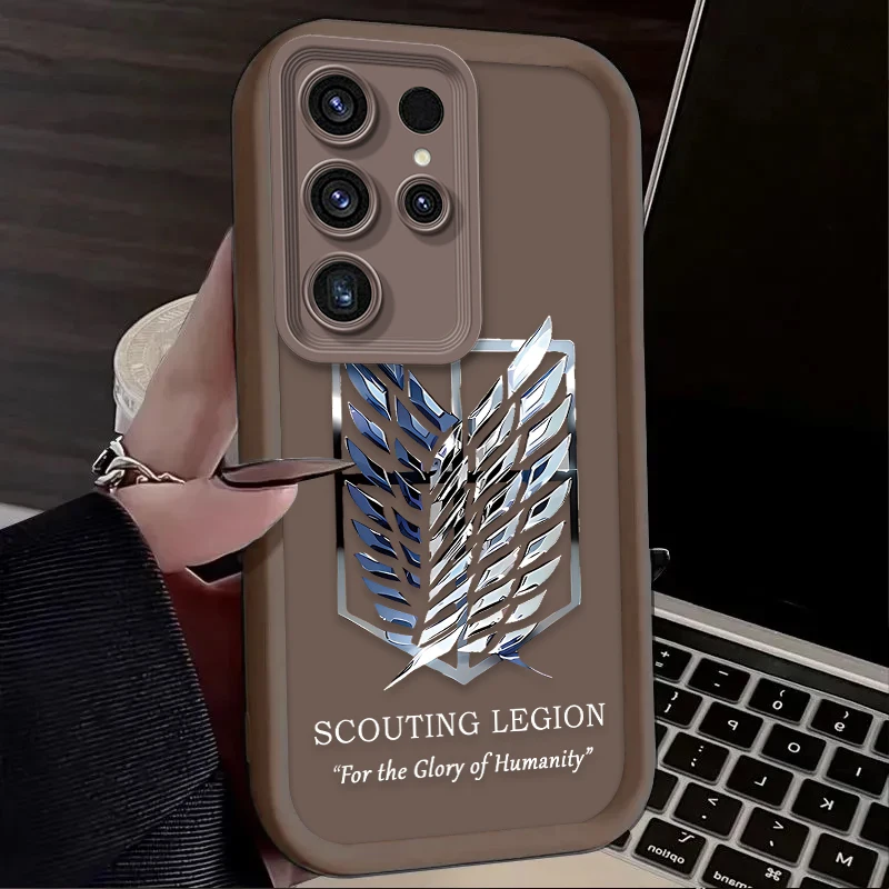 Чехол Hot Attack On Titan Anime для Samsung Galaxy S23 S24 S25 Ultra S22 S21 Plus FE A56 A36 A26 A16 A06 A15 A25 A35 A55 5G Cover (art.: 3920d1bcb48ee) - 3920d1bcb48ee