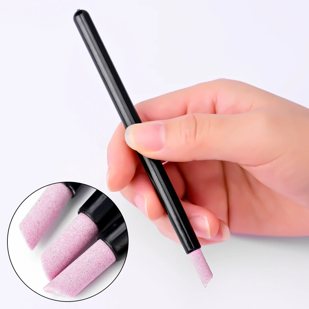 5 шт. профессиональная кварцевая шлифовальная ручка для дизайна ногтей средство