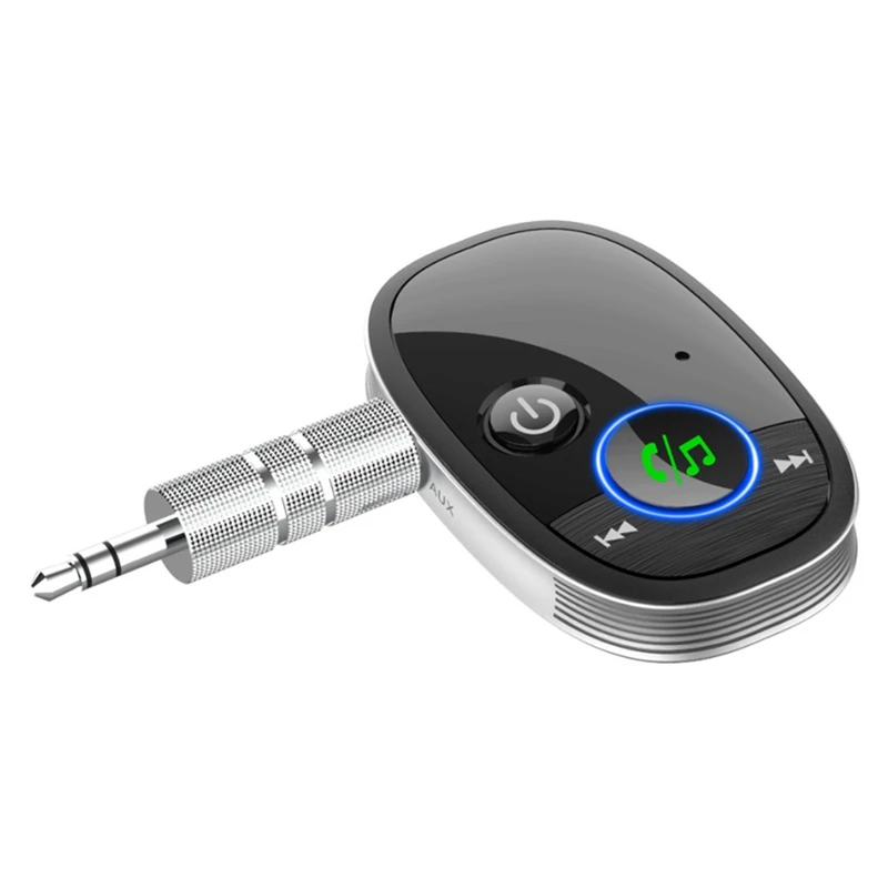 

BR06 Car Bluetooth 5.0 Audio Receiver FM Transmitter Handsfree Car Kit MP3 Player Wireless Aux Adapter For Headphone