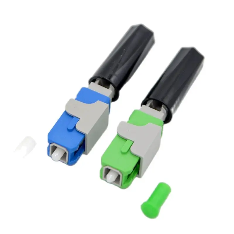 Новинка, встроенный волоконно-оптический коннектор типа SC/UPC/APC, 100 шт., однорежимный Быстрый коннектор, специальная оптовая продажа Новинка, встроенный волоконно-оптический коннектор типа SC/UPC/APC, 100 шт., однорежимный Быстрый коннектор, специальная оптовая продажа