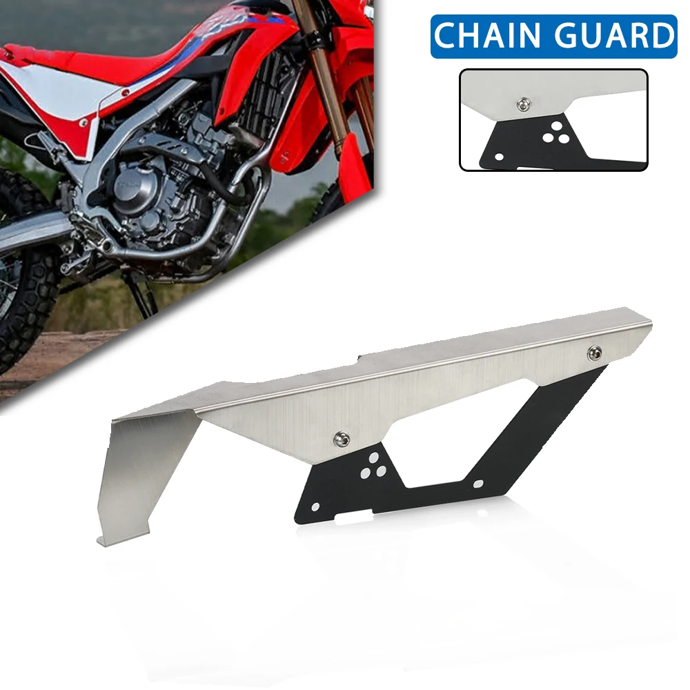 

Moto Parts For Honda CRF300L Rally ABS 2021 2022 CRF300LS 2023 2024 Rear Back Drive Chain Cover Guard Mud Panel Shield Protector