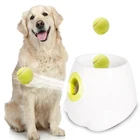 Новинка, игрушки для собак, пусковое устройство для тенниса, автоматическая метательная машина, устройство для бросания мячей для домашних животных, Секция выброса с 3 передатчиками мячей