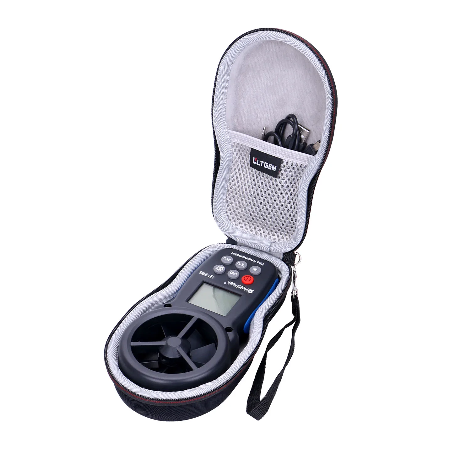 

Жесткий вертикальный Анемометр EVA для HOLDPEAK 866B, ручной измеритель скорости ветра, сумка для хранения (только сумка)