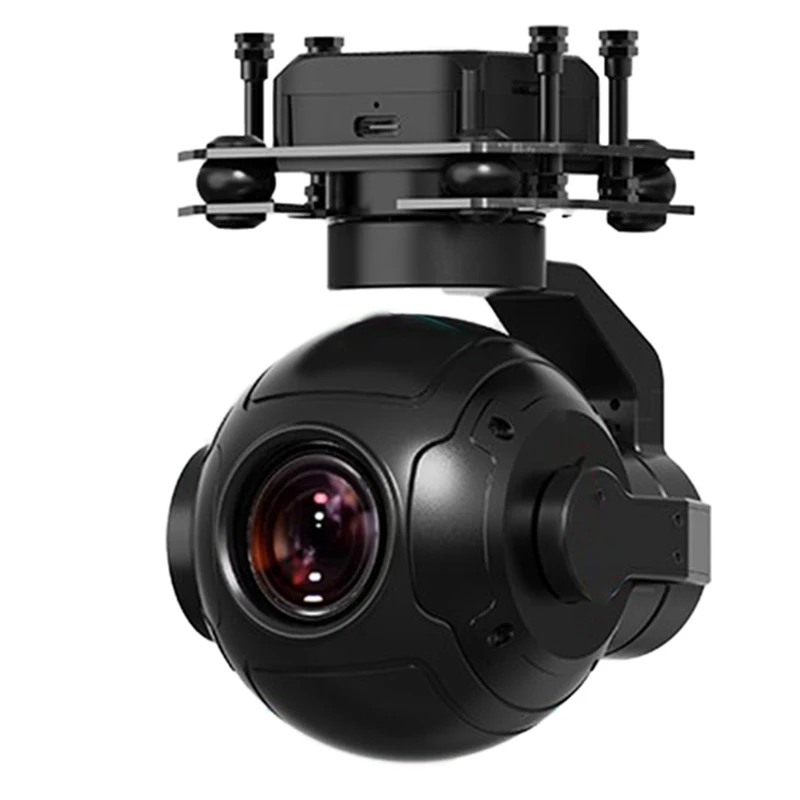 

1 PCS ZR10 2K 4MP QHD 30X Hybrid Zoom Gimbal Camera + 2560X1440 HDR Night Vision 3-Axis Stabilizer Light Fit For Quadcopter