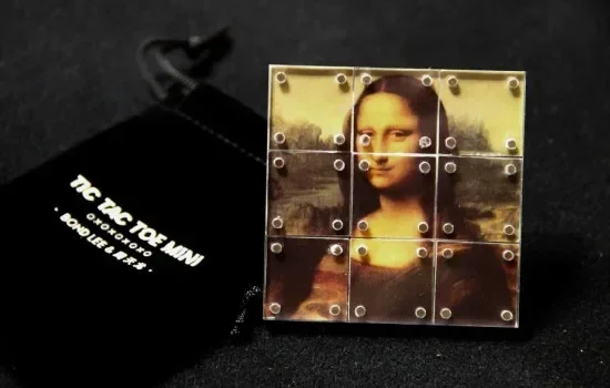 Tic Tac Toe Мини Волшебные трюки Волшебник Крупным планом Иллюзии Трюк Реквизит