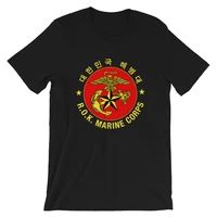 r o k marine corps rokmc republic of south korea special forces t shirt short sleeve casual cotton o neck shirts