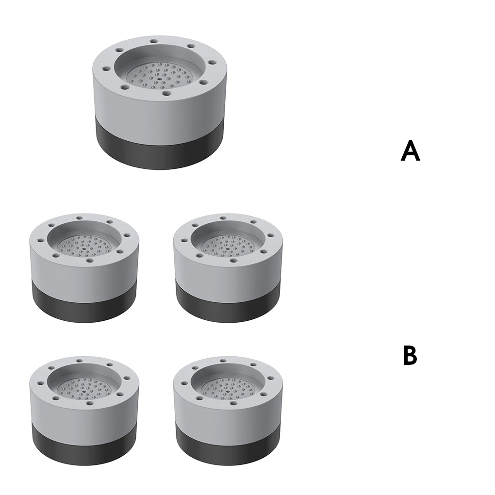 

Rubber TPU Washing Machine Feet Pad Universal Portable Noise Reduction Lifting Shockproof Mat Indoor Home Table Damper