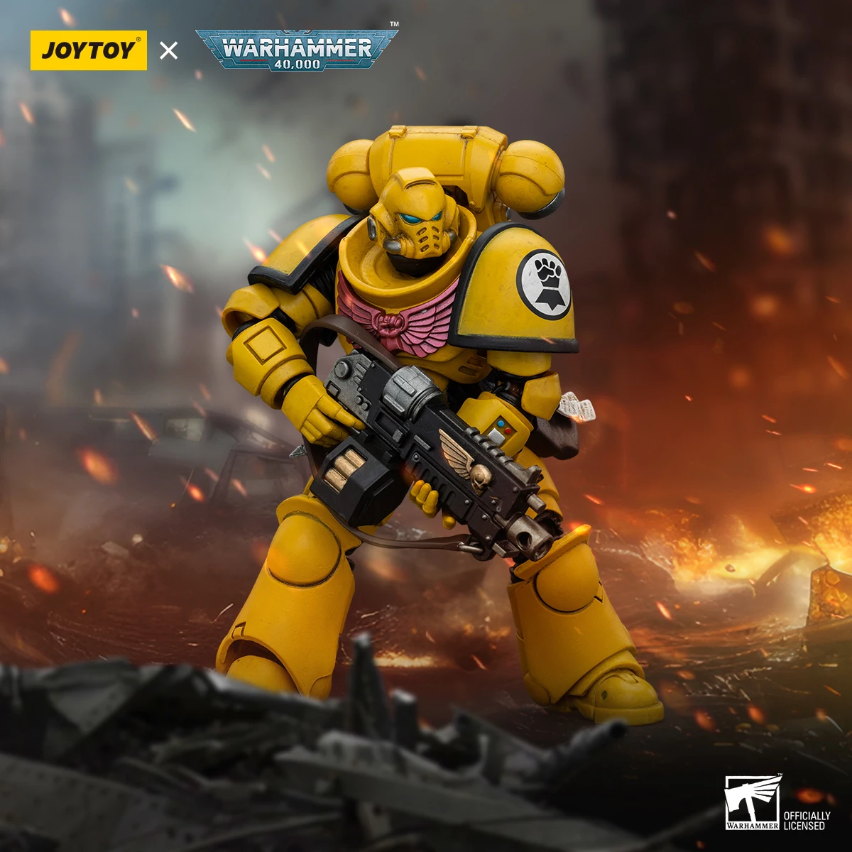 JOYTOY Warhammer 40K 1/18 Фигурки Имперские кулаки взаимодействие экшн-фигурка модель