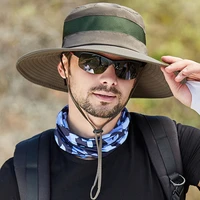 mens fishing hat summer uv protection sun caps for travel mountain climbing quick drying fishing hats fashion outdoor sun hats