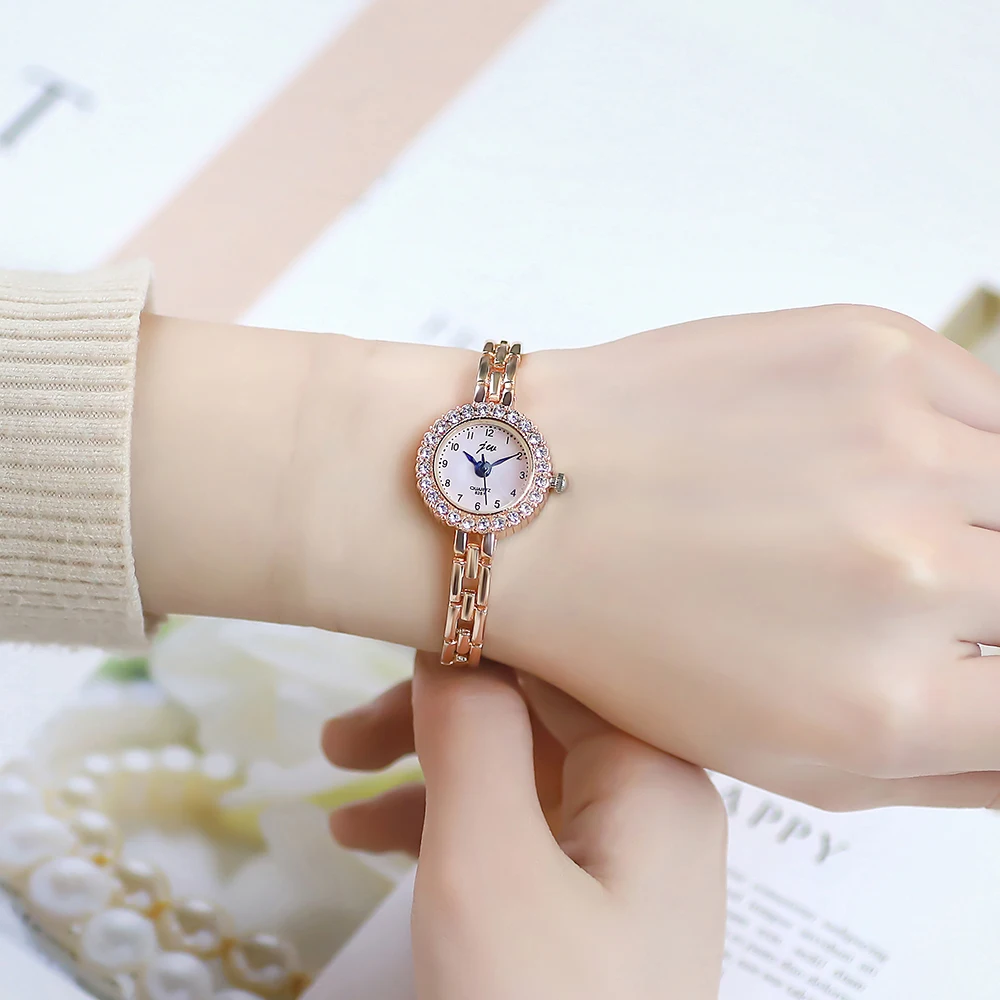 

Полностью Стразы, женские часы с браслетом из сплава, Модный женский браслет, часы, аксессуары, подарок для девочки, Прямая поставка