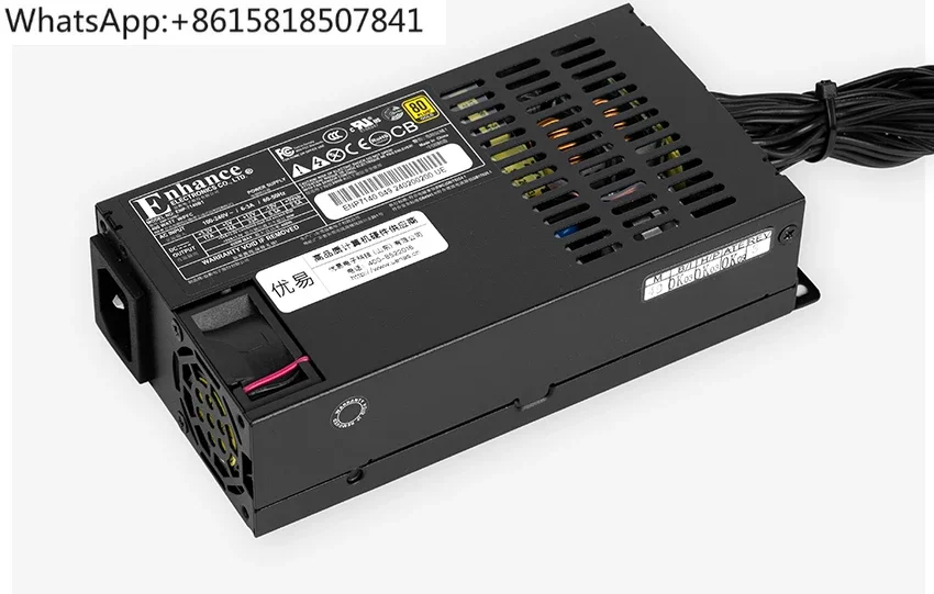 Yiheng Enhanced Black 7140B Flex Small Блок питания 1U 400 Вт Бесшумный золотой сервер хранения NAS