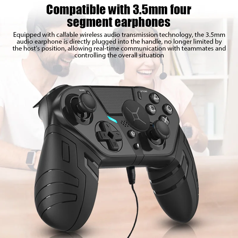 

Gamepads Control For PS4 Playstation Wireless Controller PC Android Cell Phone Mobile Bluetooth Gamepad Joystick Game Trigger