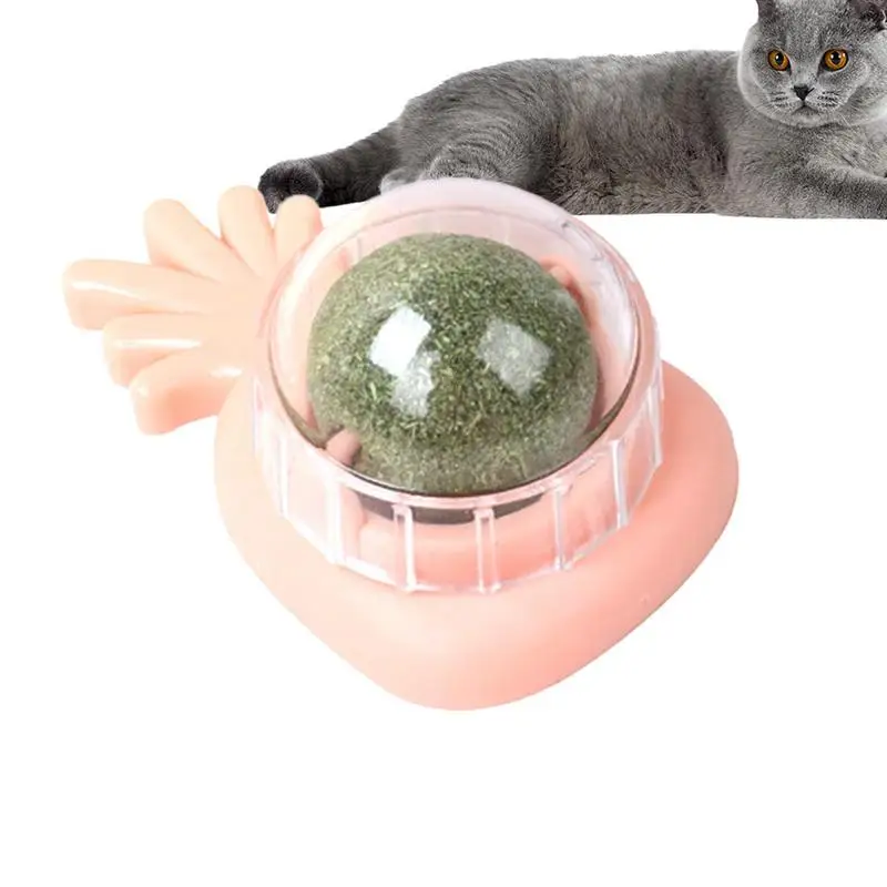 

Catnip Balls For Cats Wall Cat Nips Organic Ball Edible Kitten Toys Interactive Cat Lick Toy Indoor Cat Toy Relieve Cat Anxiety