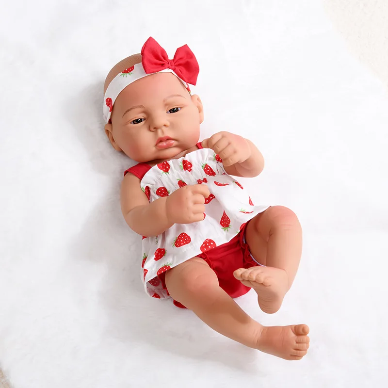 

Reborn Dolls Baby Dolls Toys Girl Real Lifelike Reborn Dolls Full Body Silicone Early Education Can Take A Bath Christmas Gifts