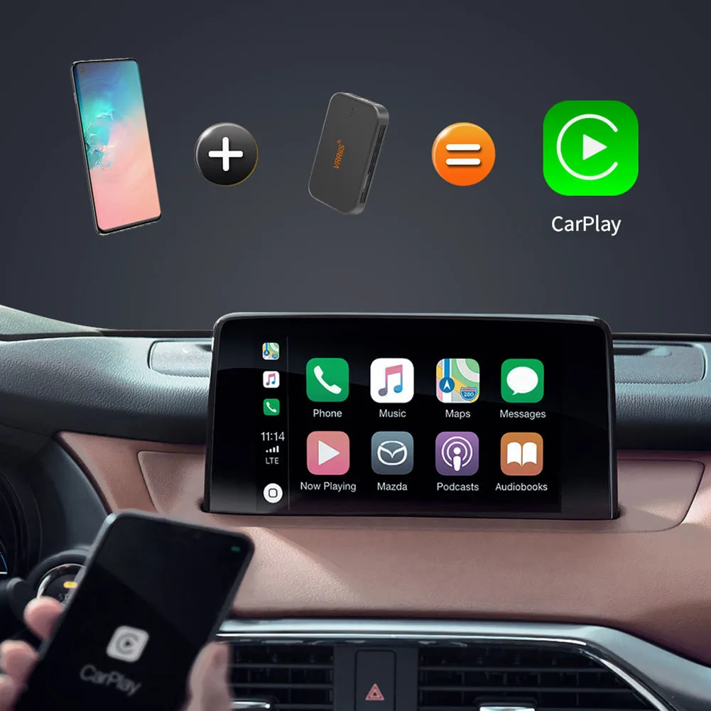 

CarPlay Ai Box беспроводное соединение Bluetooth 5,0 2022 прочное Высокое качество Горячая Распродажа Новый проводной и беспроводной Carplay
