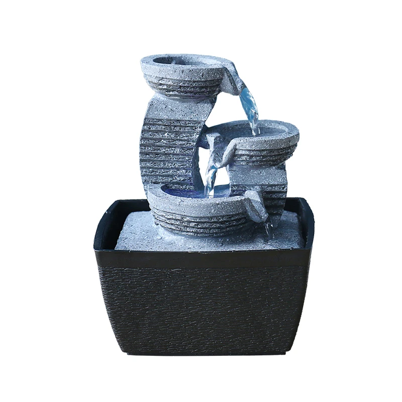 Внутренние фонтаны для воды настольный декоративный водопад водный пейзаж с