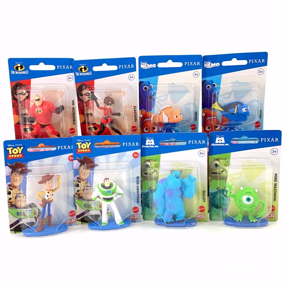 

Toy Story Monsters Incredibles Buzz Lightyear Woody Mike Wazowski Nemo Dory Doll Gifts Toy Model Anime Figures Collect Ornaments