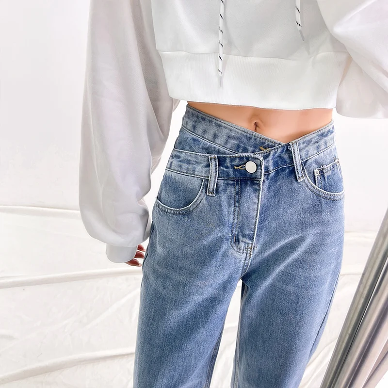 

2023 Black Wide Leg Jeans Women's High Waist Spring New Vintage Quality Fashion Baggy Streetwear Korean Version Straight Pants