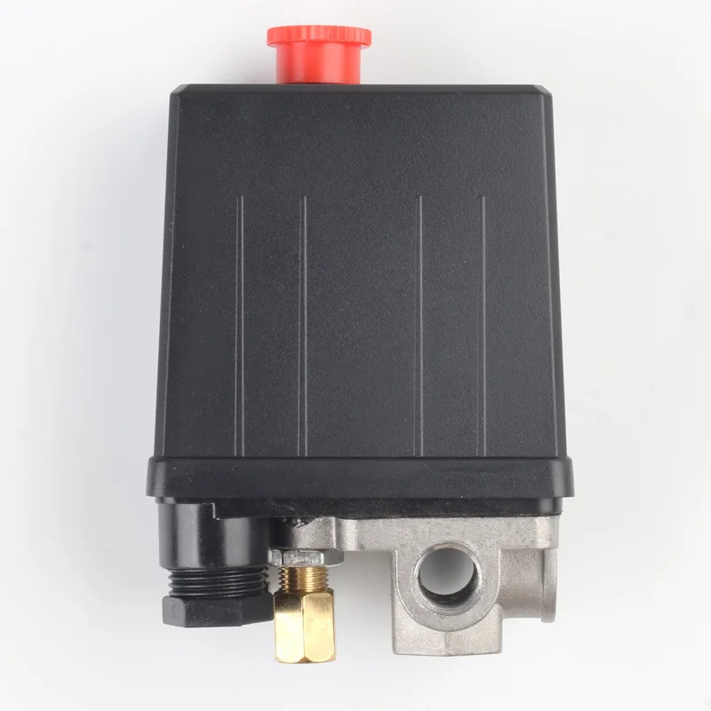 

220V Heavy Duty Air Compressor Pressure Switch Control Valve Automatic Trip 90-125PSI 1/4 Port for Small Compressing Machine