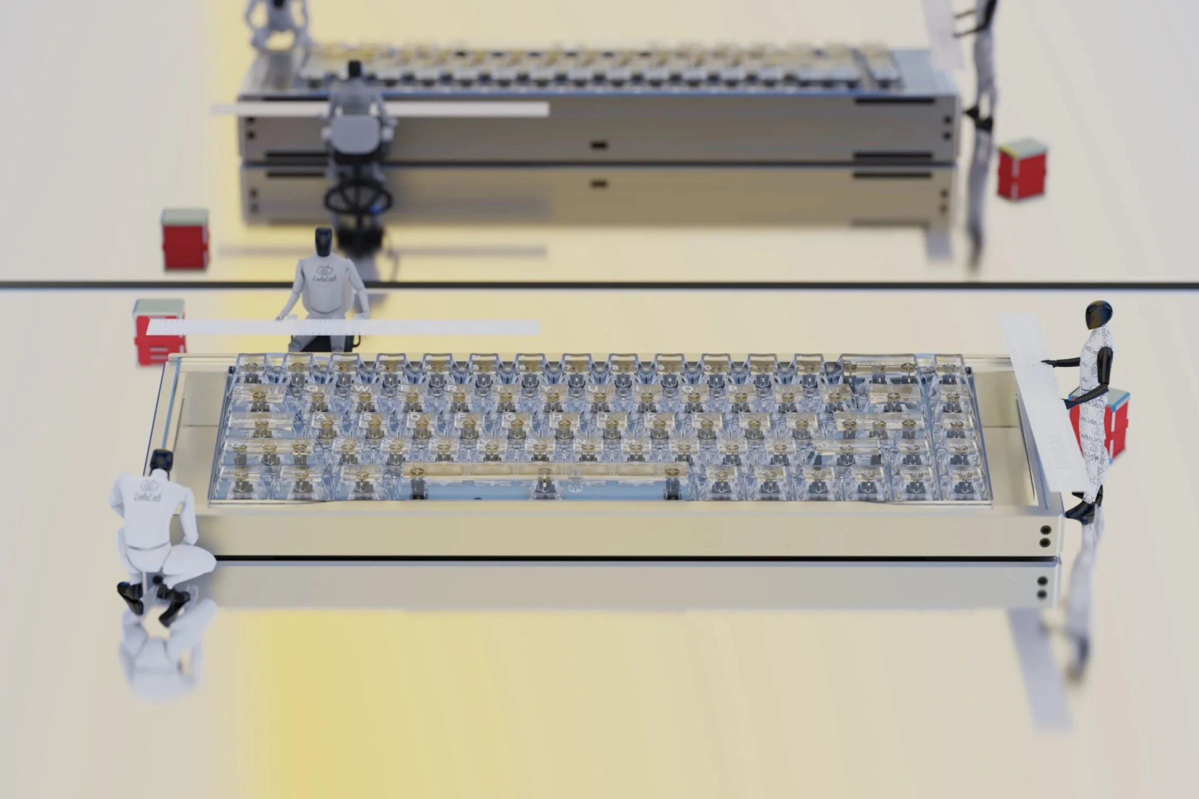 Клавиатура LeleLab Maxum65 Механическая беспроводная трехрежимная клавиатура с RGB
