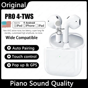 Original Airs Pro 4 TWS Wireless Bluetooth Earphones Mini Pod Earbuds Earpod Gaming Headset For Xiao in USA (United States)