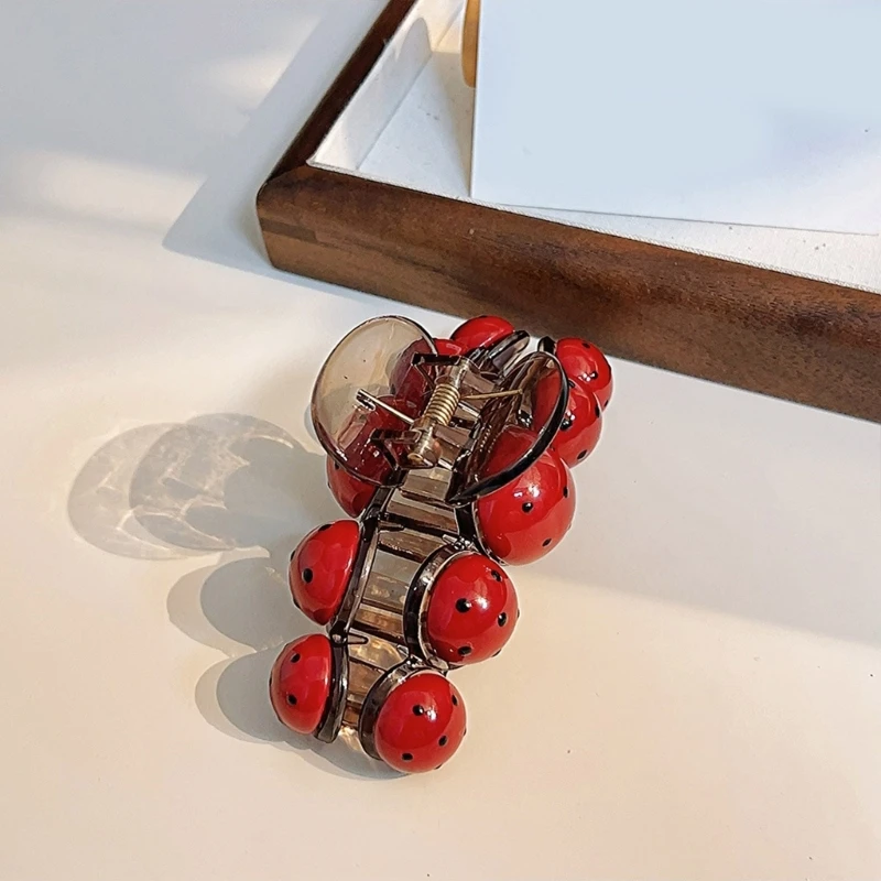 Уникальная заколка для волос большая украшение милая с