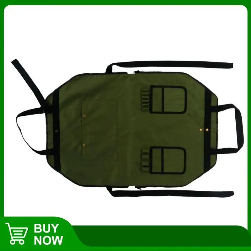 

Тяжелая подвесная сумка для дрова, многофункциональная сумка для фартука двойного назначения, водонепроницаемые сумки на молнии для хранения дрова, фартук для кемпинга на открытом воздухе