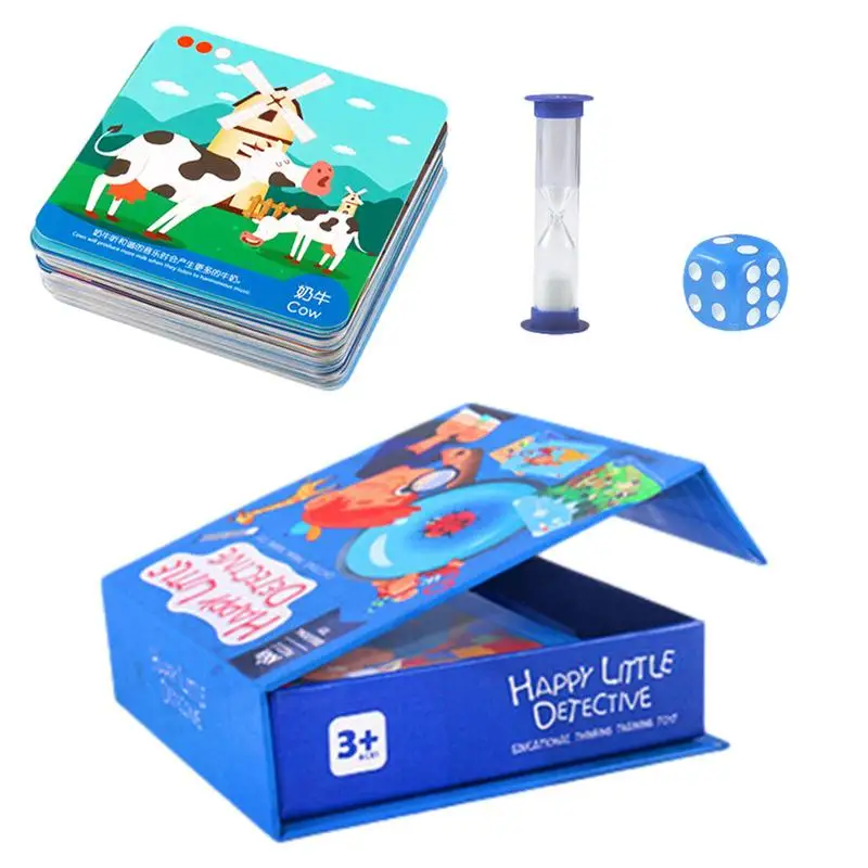 

Classic Memory Game Memory Detective Toys For 6 Year Old Portable Games Detective Toys Question Answer Card For Parent-child