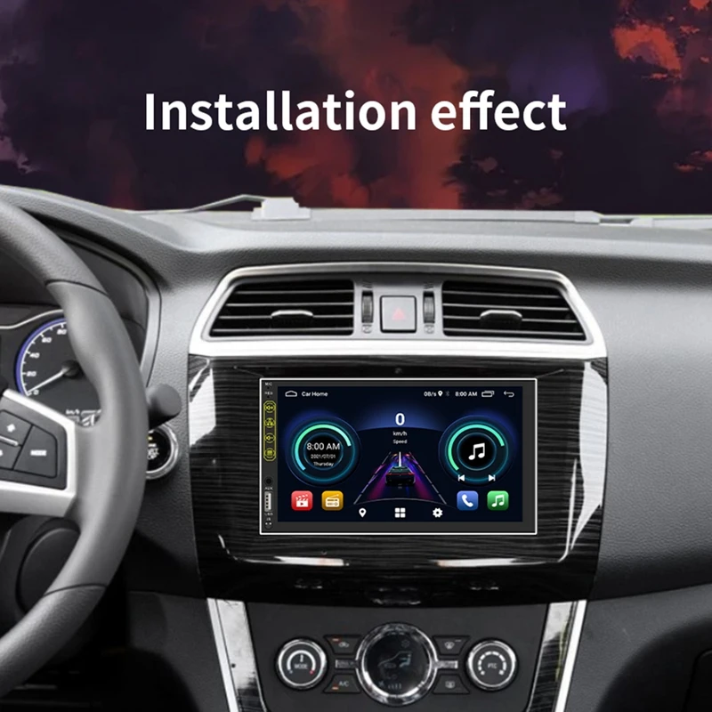 

NEW-For Android 10.1 1+16G 2 Din Car Radio Multimedia Bluetooth WiFi MP5 Video Player GPS Navigation 7 Inch HD Touch Screen