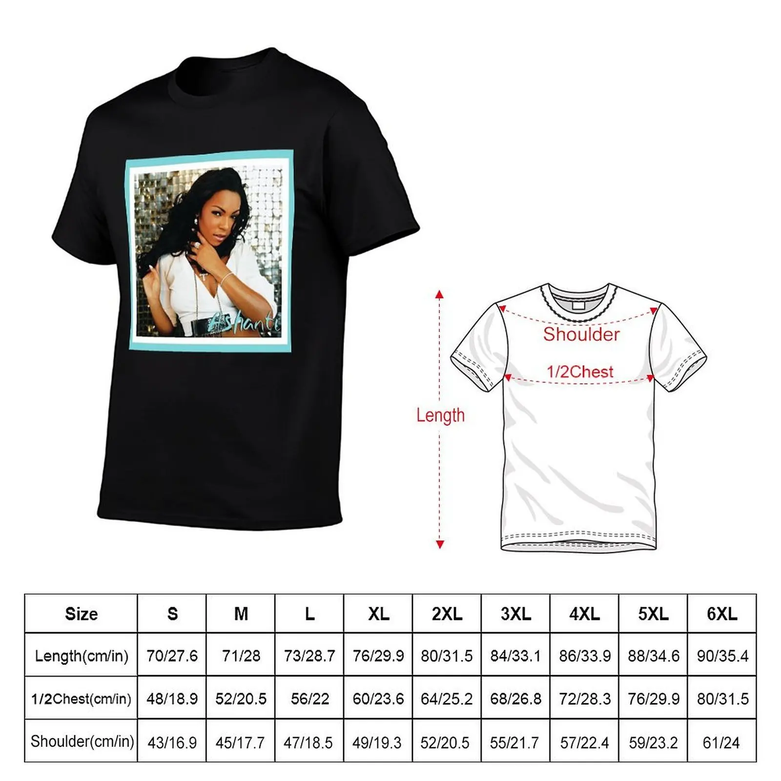 Фото Футболка Ashanti Classic T-Shirt Basic Regular Fit Casual T-Shirt №2