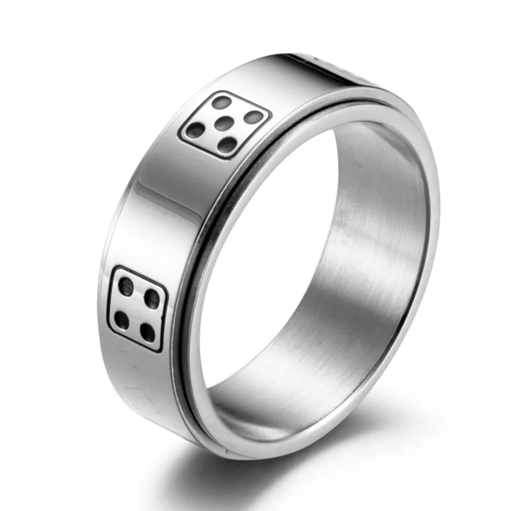 Кольца для сравнения с позолоченными точками |