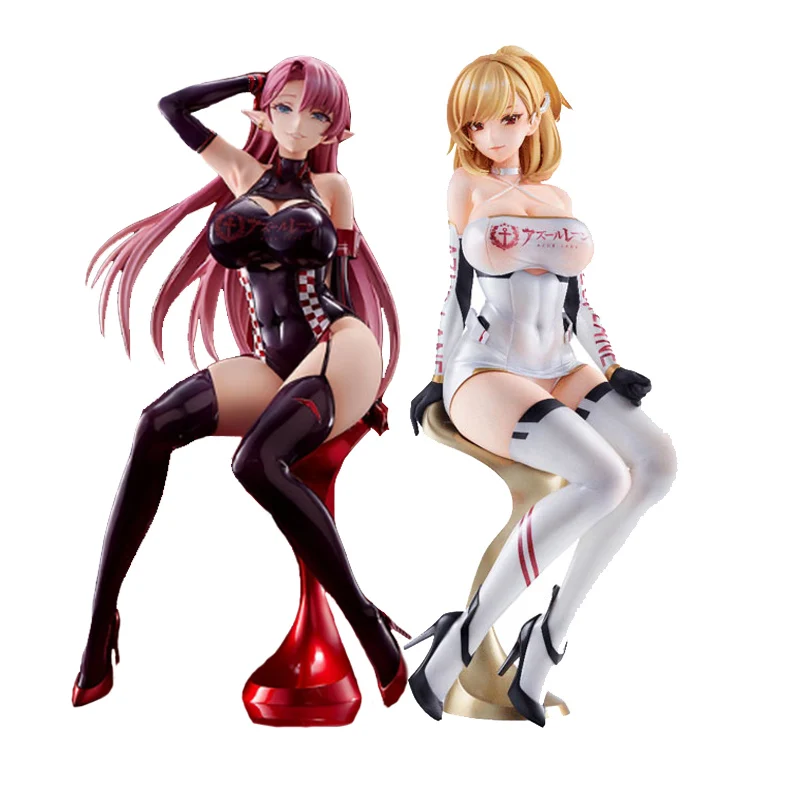 

Azur Lane Figure Prince of Wales Racing Race Queen Duke of York Action Figures 25cm PVC Anime Collectible Model Doll Toys Gifts