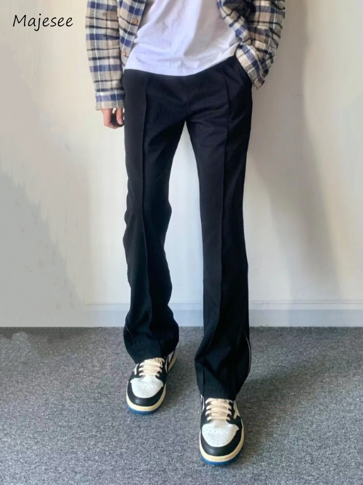 Повседневные брюки мужские тонкие однотонные повседневные шикарные