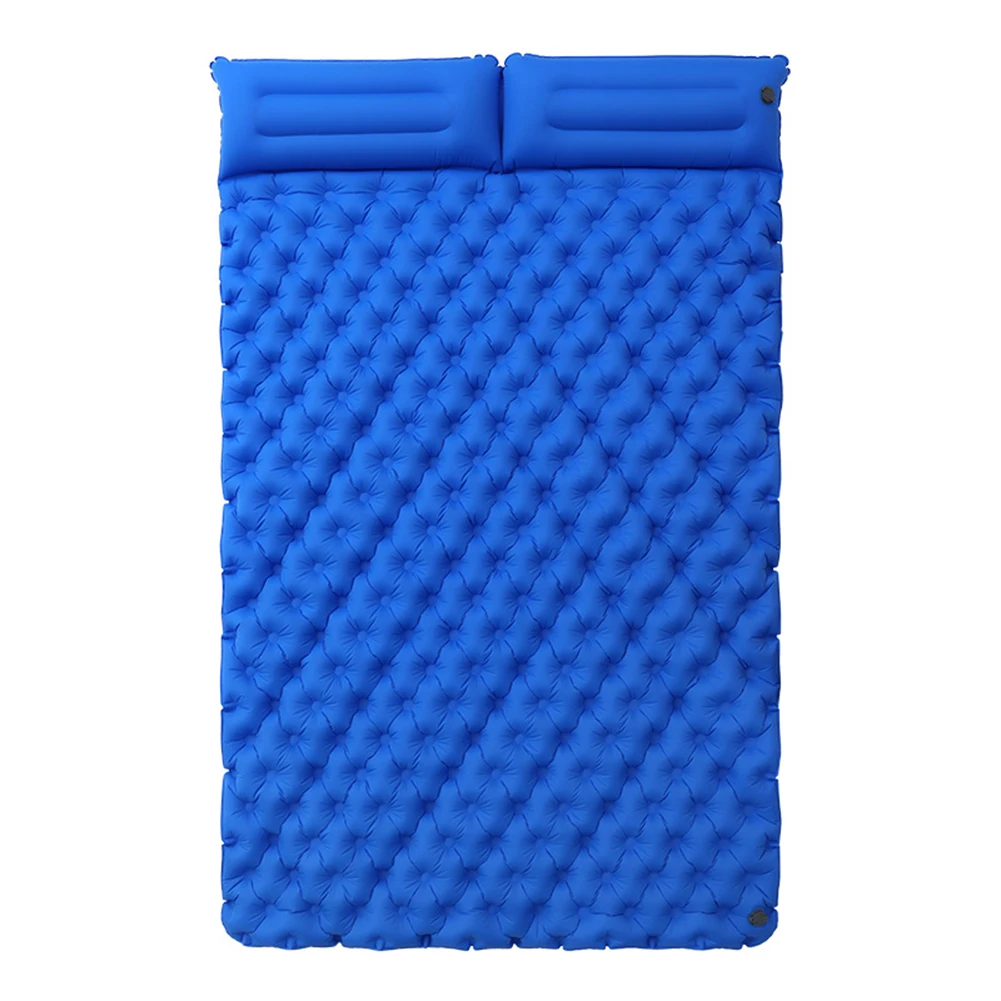 

Portable Mouth Inflation Mattress Bed Foldable Air Filling Camping Sleep Cushion