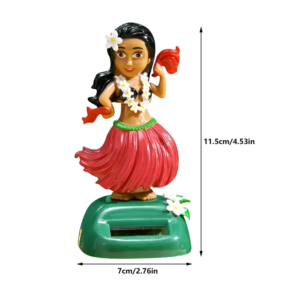 Автомобиль креативная кукла Гавайская девочка на солнечной батарее украшения