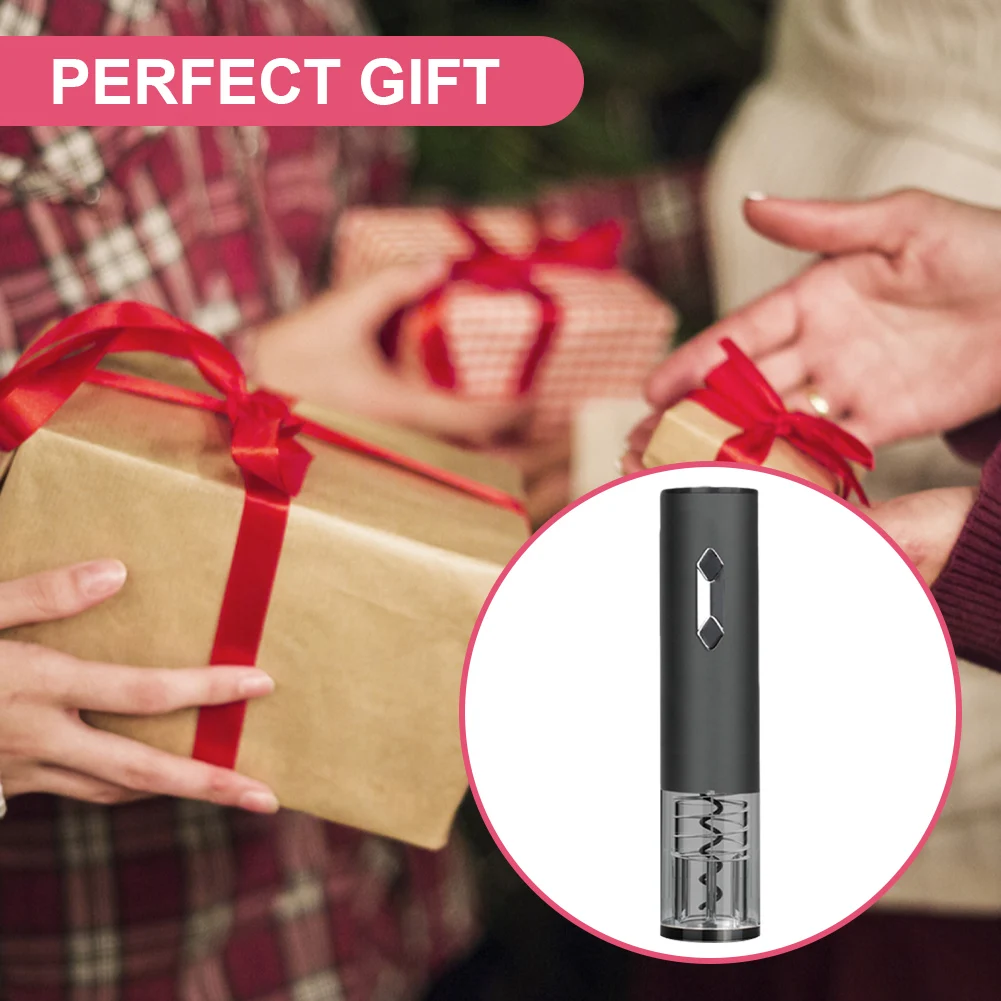 Электрическая открывалка для вина с ножом фольги работающая от батареек