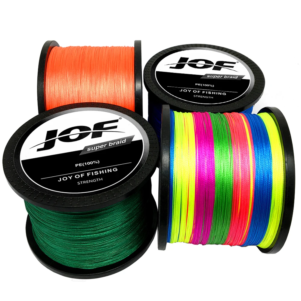 

Smooth Braided Fishing Line 8 Strands PE Multicolor Fishing Lines Braid 300m 100m Strong Strength Multifilament Wires 18LB-78LB
