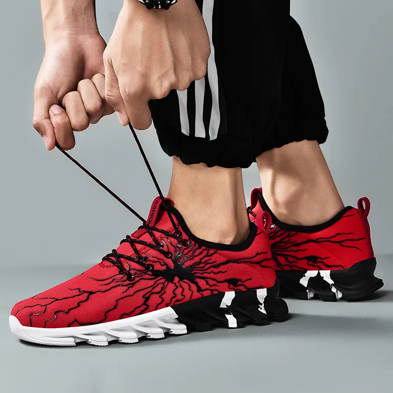 Men Women Sneakers Fashion Walking Shoes Mixed Color Casual Sneakers Athletic Trainer Footwear Size 36-46