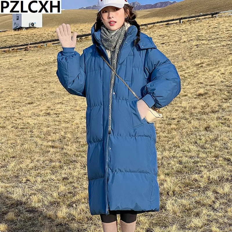 Женское пуховое пальто из хлопка