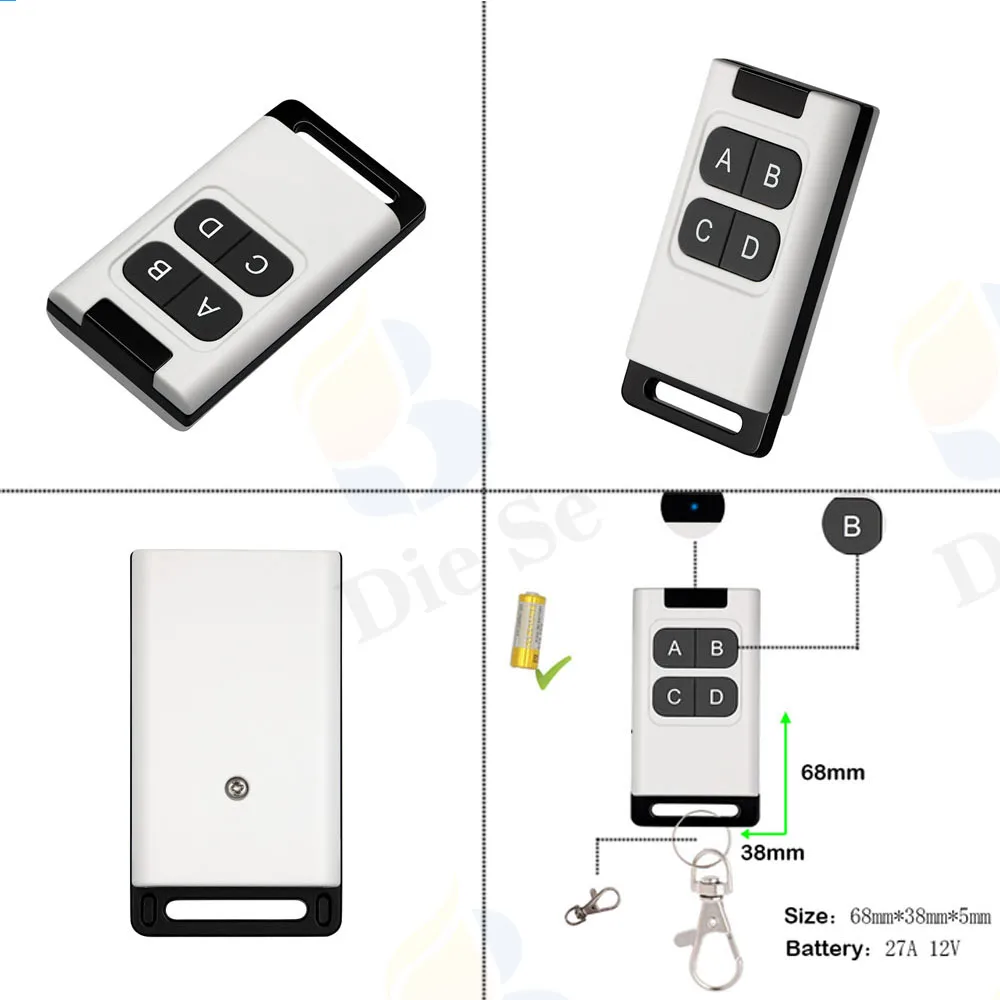 Универсальный Высокофункциональный пульт дистанционного управления 433 92 МГц