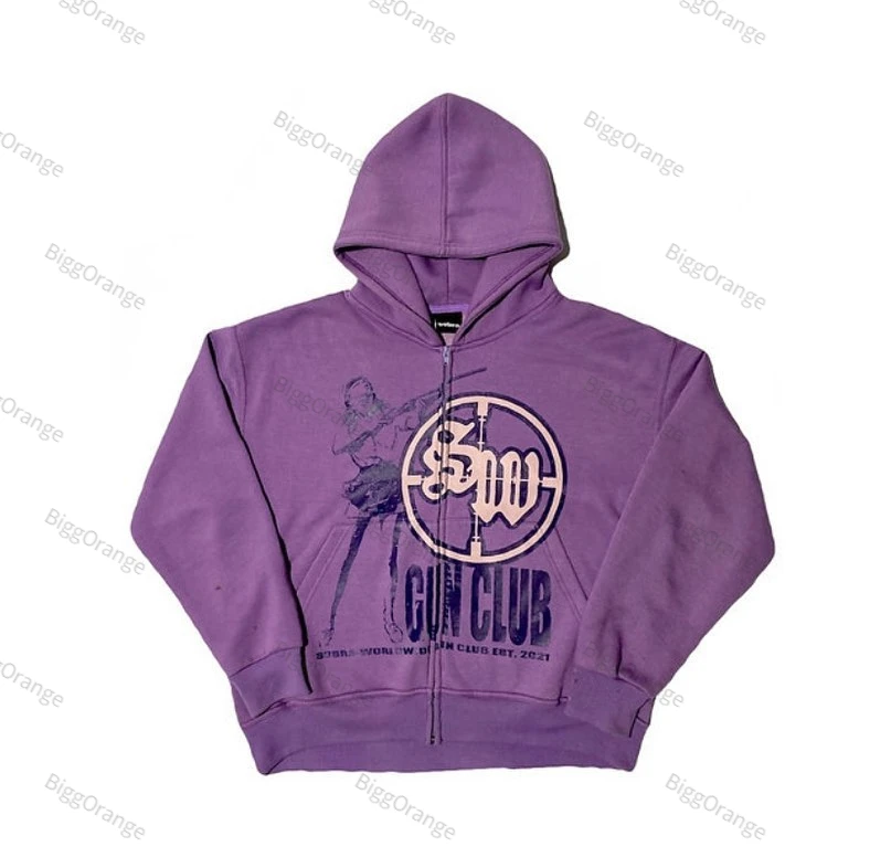 Модная Аниме Толстовка с капюшоном буквенным принтом новинка свитшот на молнии